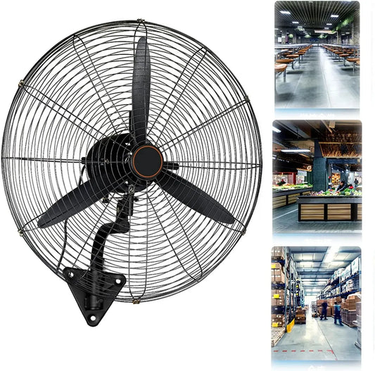 Ventilator, 55cm, 3 Geschwindigkeiten, Restaurant, Schwarz