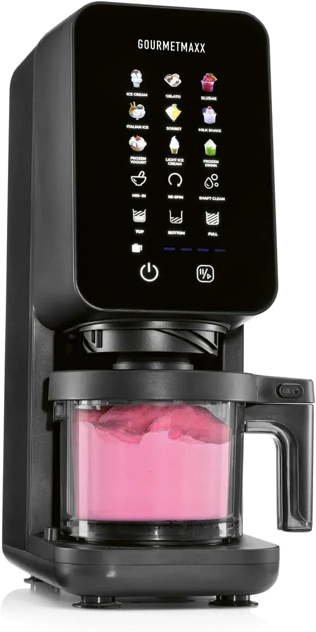 Eismaschine, Speiseeismaschine, 700 W, Touch-Bedienung