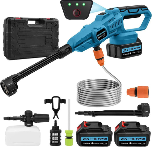 Hochdruckreiniger, Akku 6-IN-1, 120bar Pressure Washer, 5M Schlauch