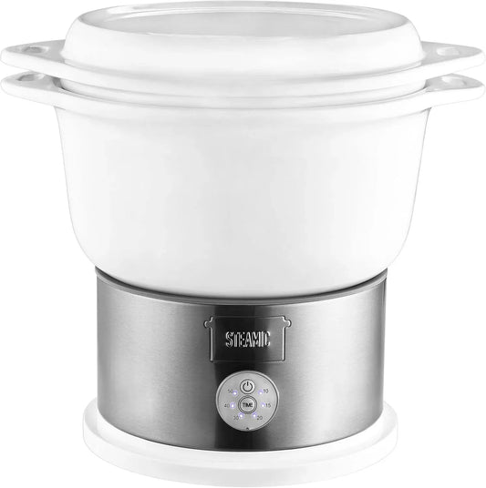 DG 1002 Keramik-Dampfgarer, 4,5 L, 700 W, Weiß