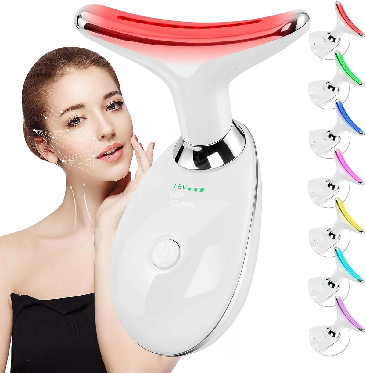 Gesichtsmassagegerät, Nacken-Massagegerät, Massageapparat für Nacken und Rücken, Boost, für Hautverjüngung