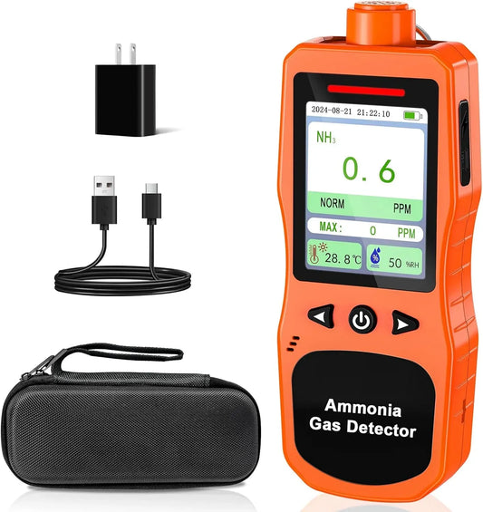 NH3 Luftqualitätsmessgerät, Detektor, tragbar, 2 Temperaturzonen, für Stall