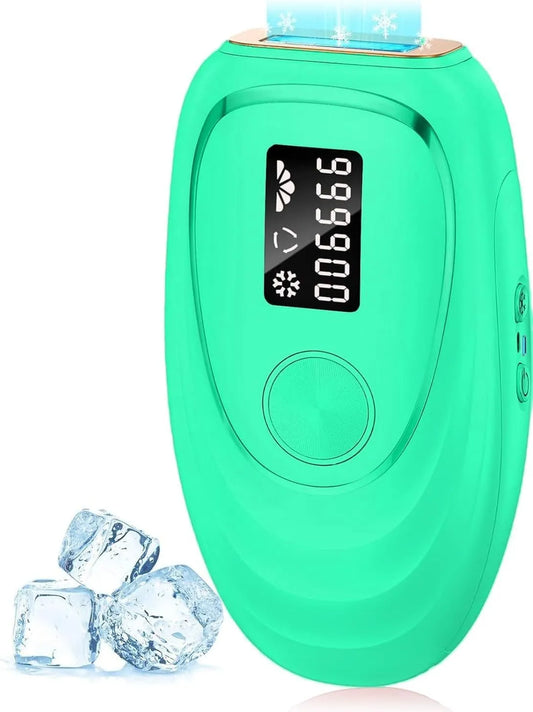 Haarlosy IPL Geräte Haarentfernung mit Kühlfunktion, Männer, 999,900 Lichtimpulse, 5 Energiestufen Schmerzfreie IPL Haarentfernung Laser Hair Removal
