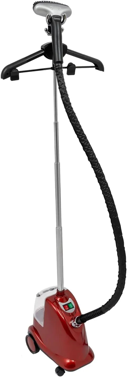 42g/Min Stand-Dampfglätter, Dampfbügeleisen, elektrisches Bügeleisen, 3 L, 2200 W, 42 g, Rot