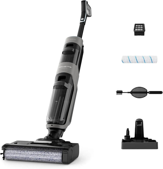 Rowenta 50min Staubsauger, elektrisches Staubsauggerät, X-Clean 4 kabelloser Nass-und Trockenstaubsauger