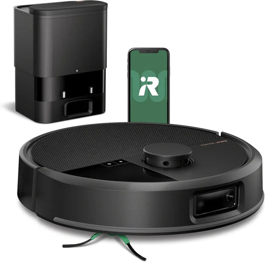 Saugroboter, Schwarz, Staubsaugerroboter, Autoleerstation, iRobot Roomba Max 705 Saugroboter + Autoleerstation