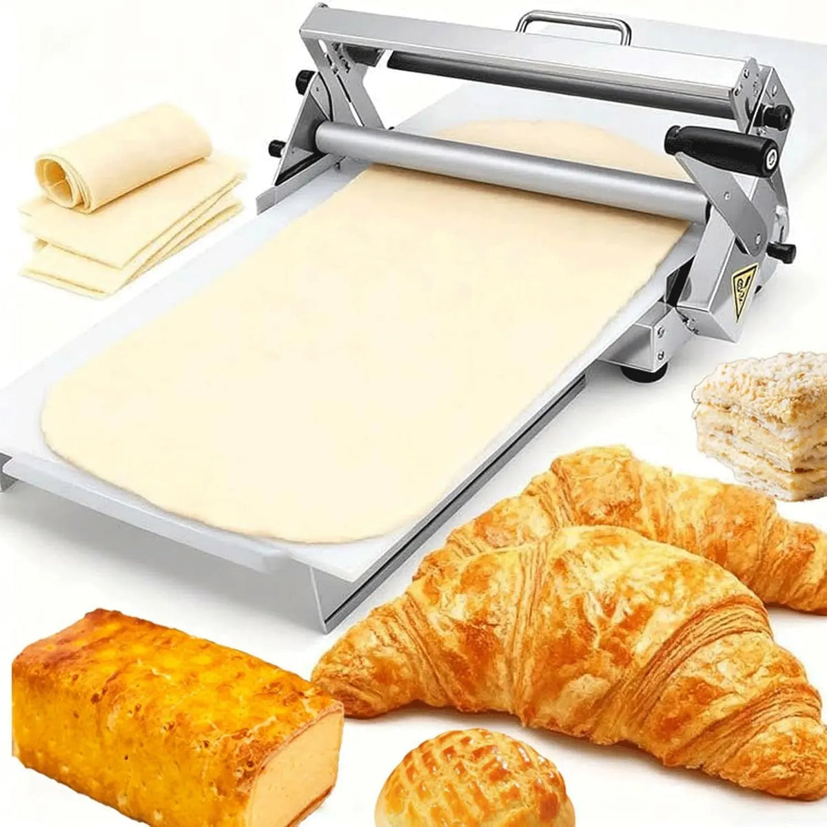 Teigrollmaschine, Faltbare