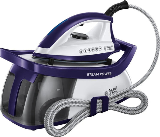 Russell Hobbs Dampfbügelstation, 1,3 L, 2600 W, 4,5 Bar, großer Wassertank, herausnehmbar, Wärmefunktion