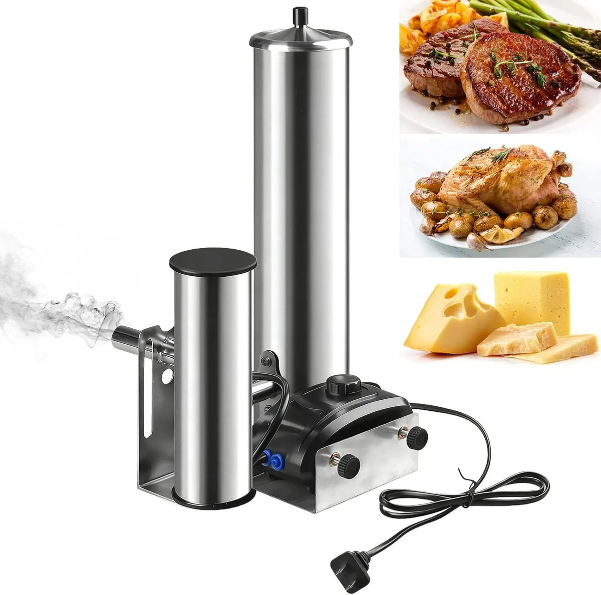 Kaltrauchgenerator, Pumpe, Edelstahl, für BBQ