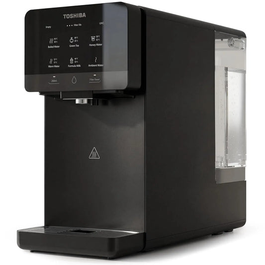 Toshiba Heißwasserspender, Osmoseanlage, Wasserfilter, Auftisch, Heißwasserbereiter, Trinkwasserfiltersystem, Grau