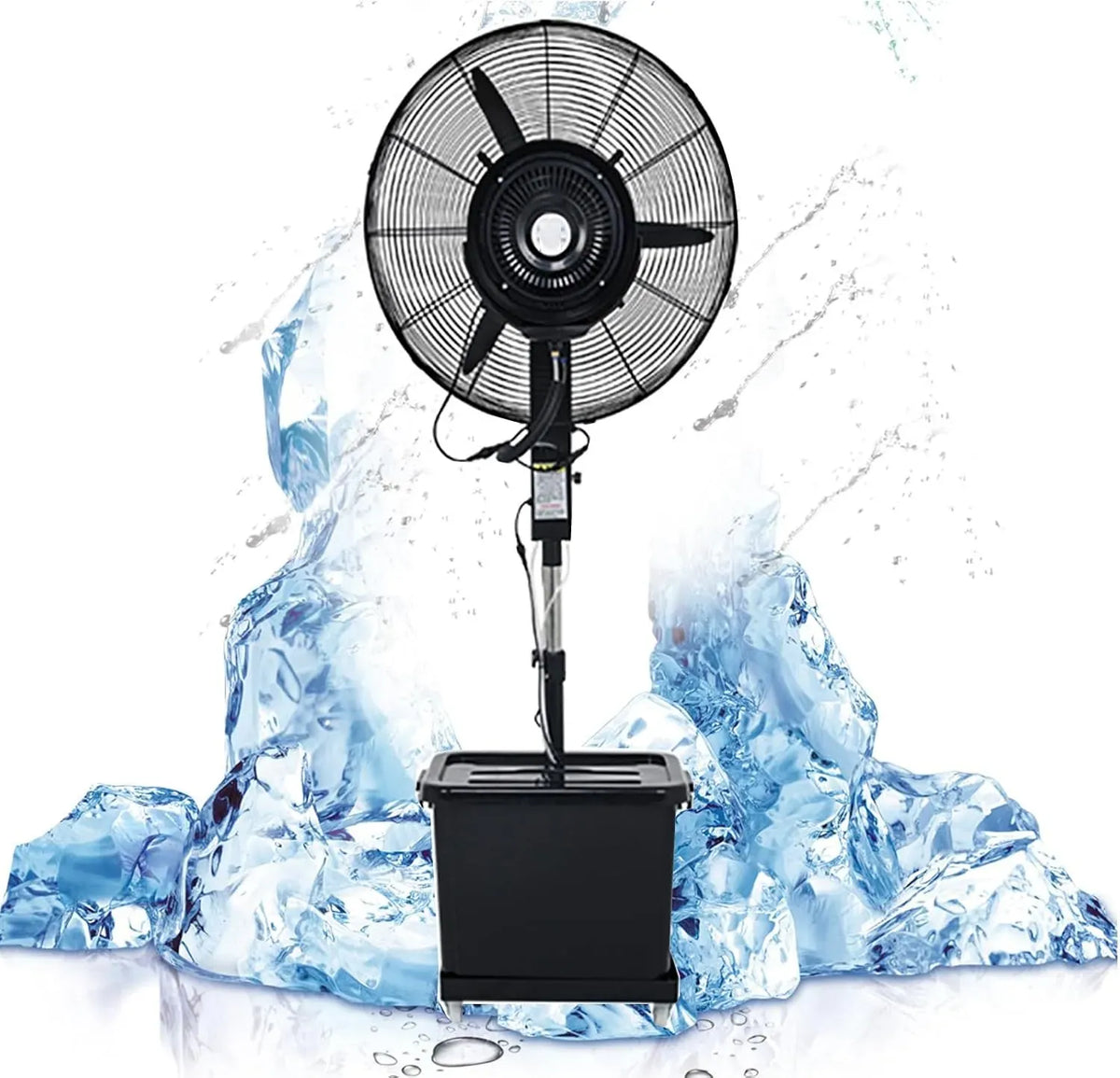 Ventilator cm/28 220v-71cm/28in, 28 Zoll, 220 V, Outdoor, 3 Geschwindigkeiten, Oszillation, großer Wassertank