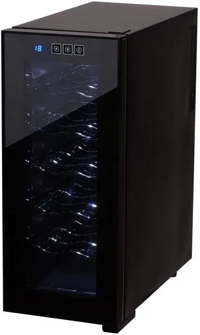Weinkühlschrank, 12 Flaschen, Camry CR8068, Schwarz