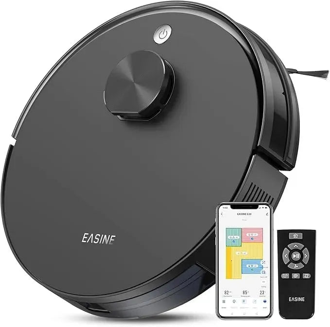 Saugroboter E20, Schwarz, Staubsaugerroboter, Saugroboter Ohne Wischfunktion Staubsauger Roboter Schwarz